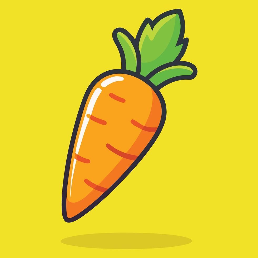 Fresh Carrot Design vector
