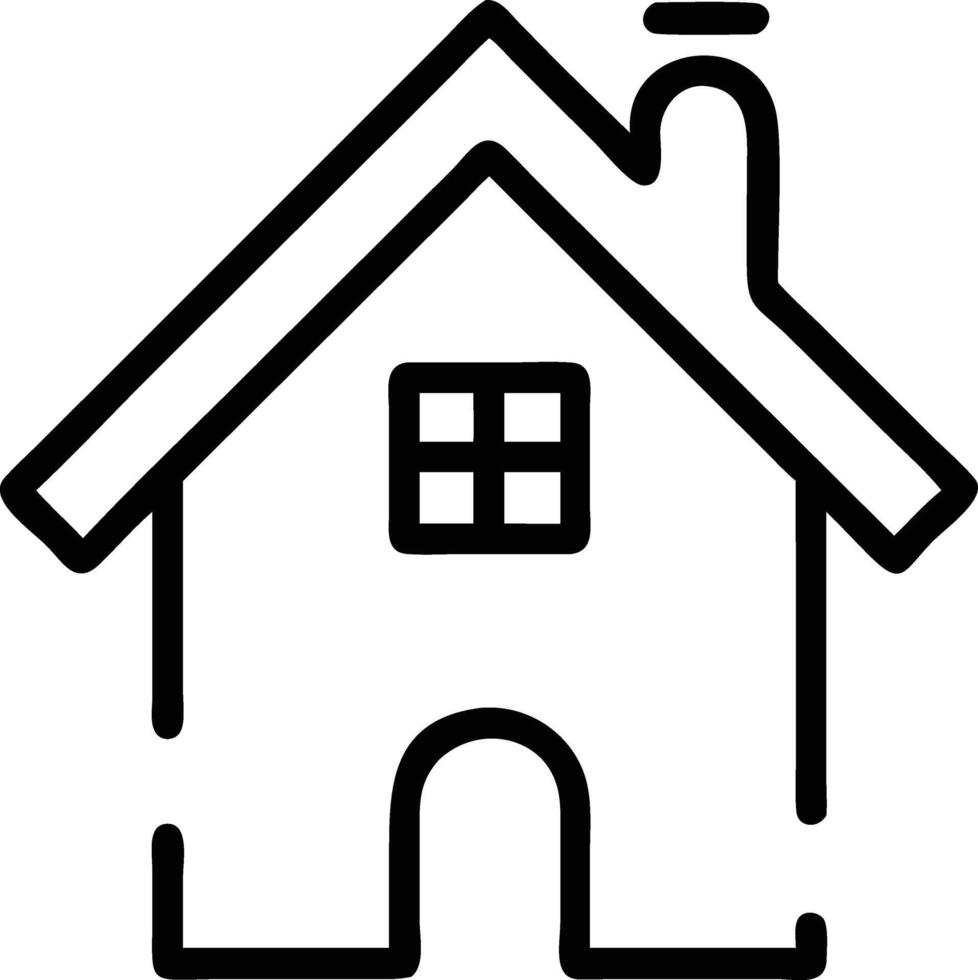 House Outline Logo vector