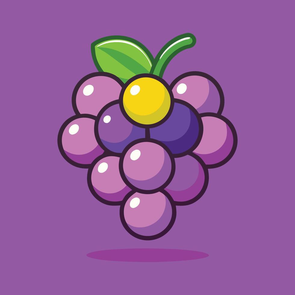 Bunch of Grapes Design vector