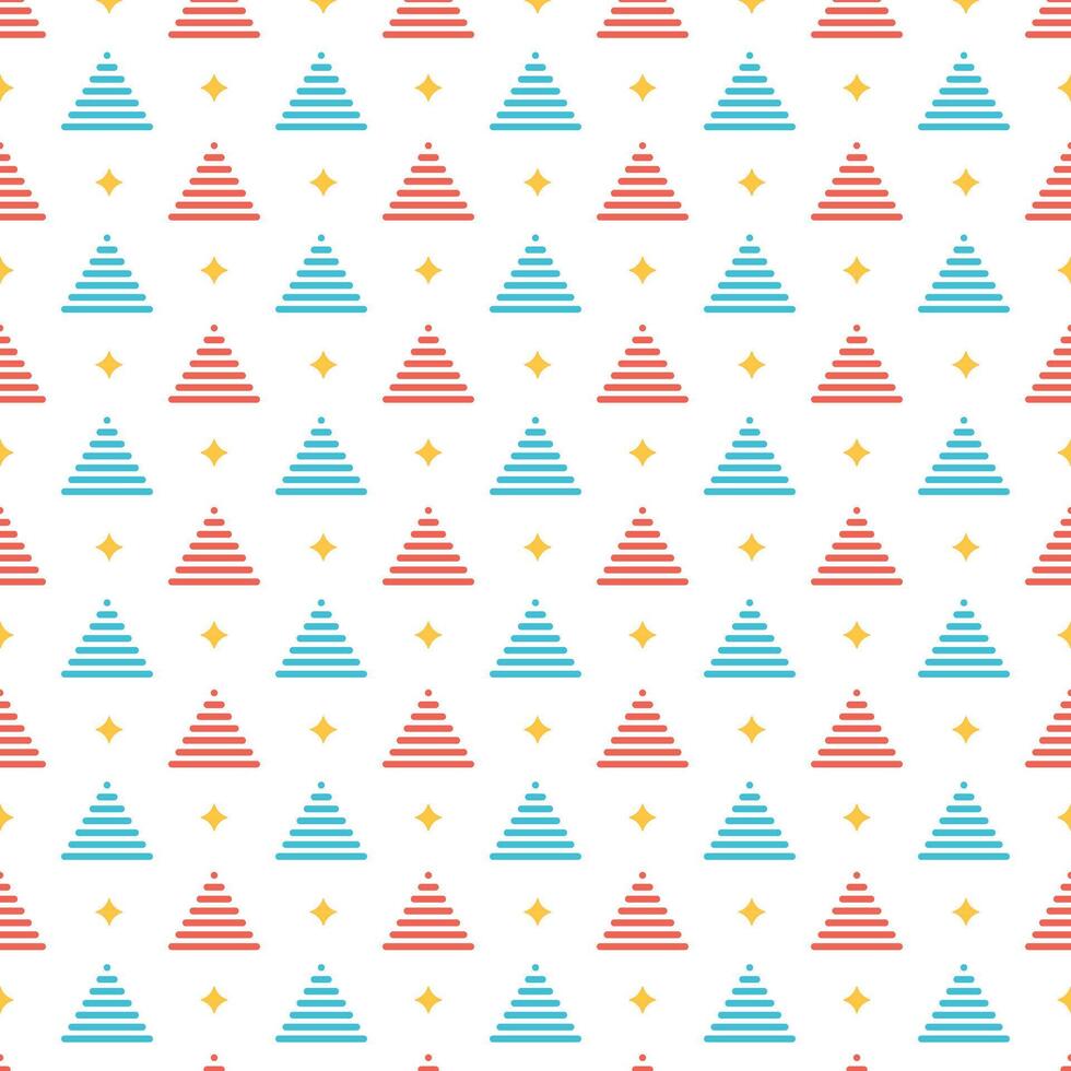 Christmas pattern background design for wrapping paper, greeting card and packaging decoration. vector