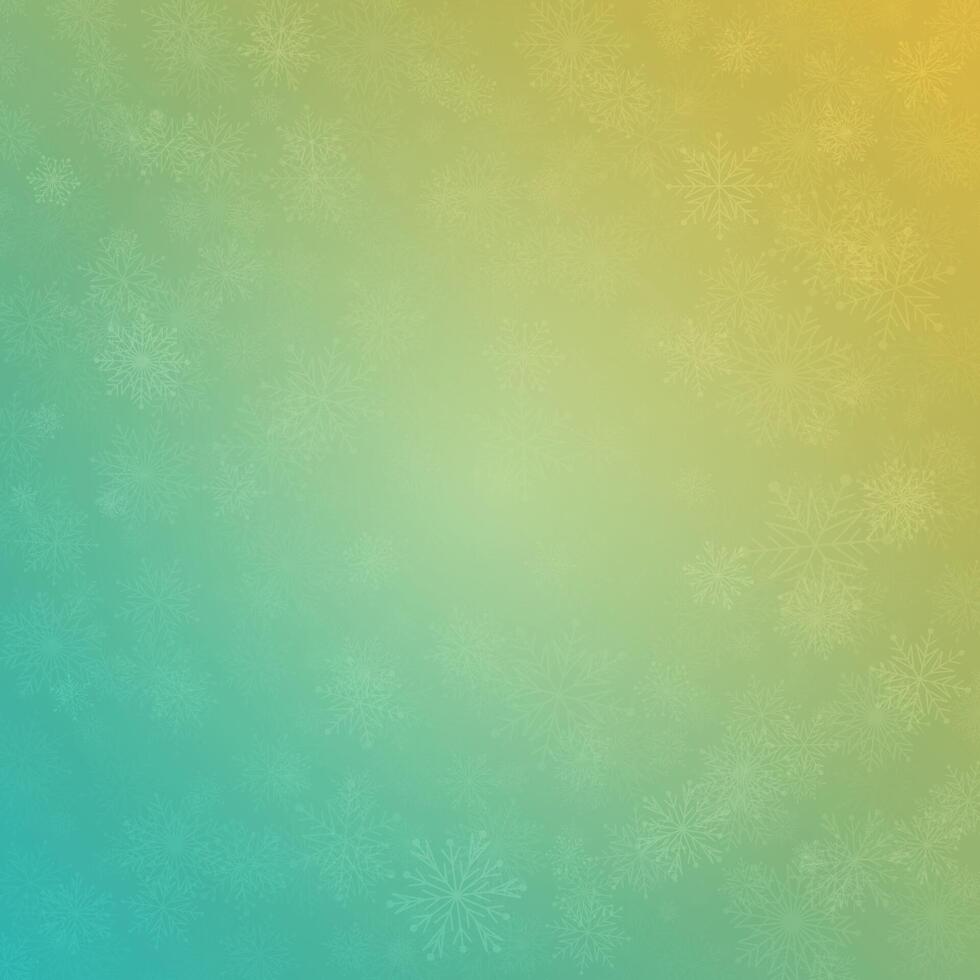 Christmas background snowflakes with lights vector