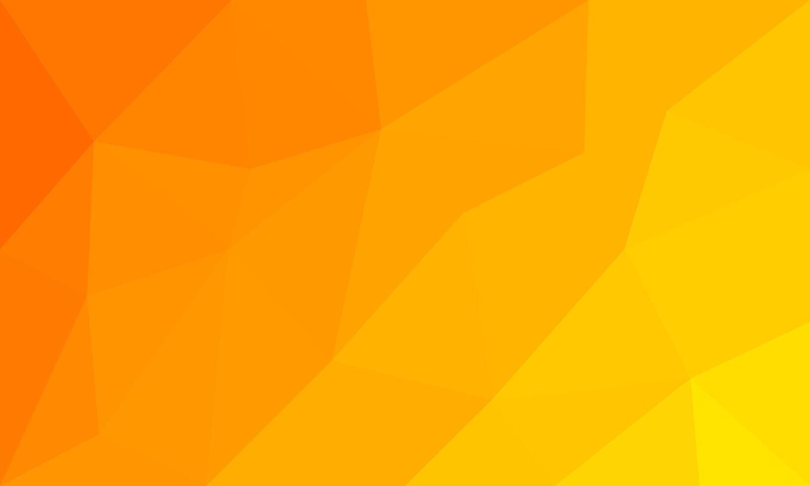 Orange and yellow gradient in abstract polygon shape background texture. modern mosaic illustration with triangle shape pattern elements for display, business, website, surface, advertising, display vector