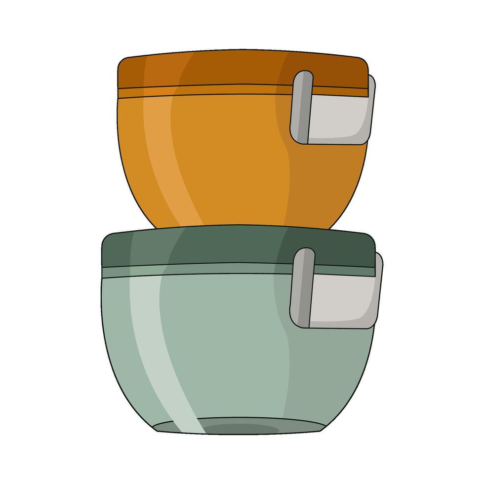 food container illustration vector