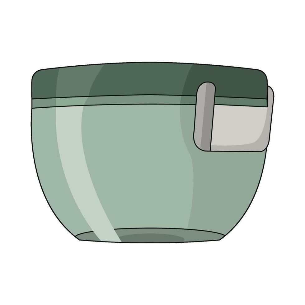 illustration of food container vector