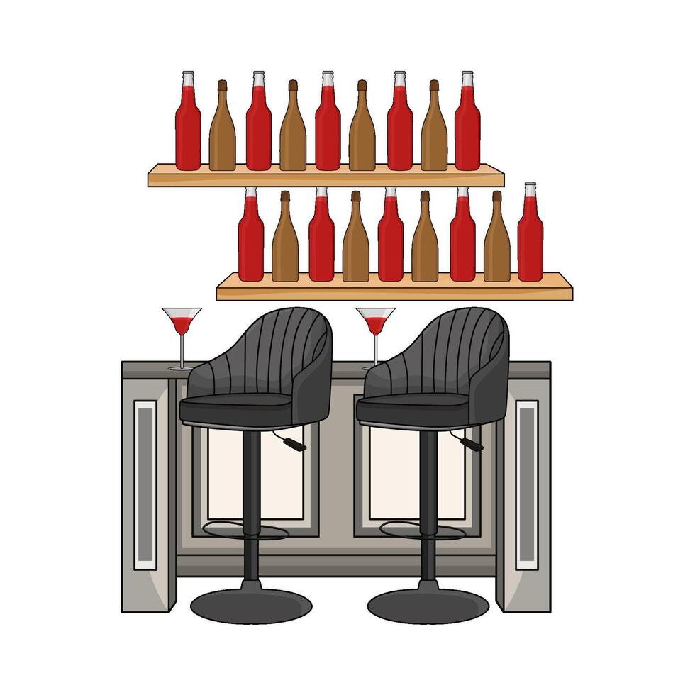 illustration of bar vector