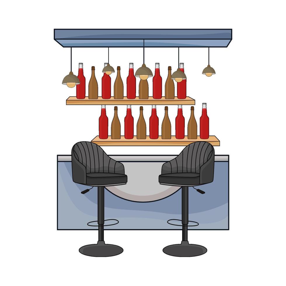illustration of bar vector