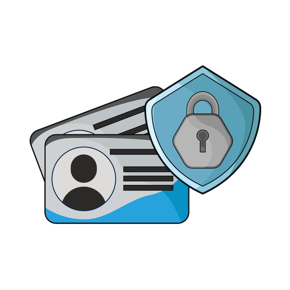 locked user illustration vector