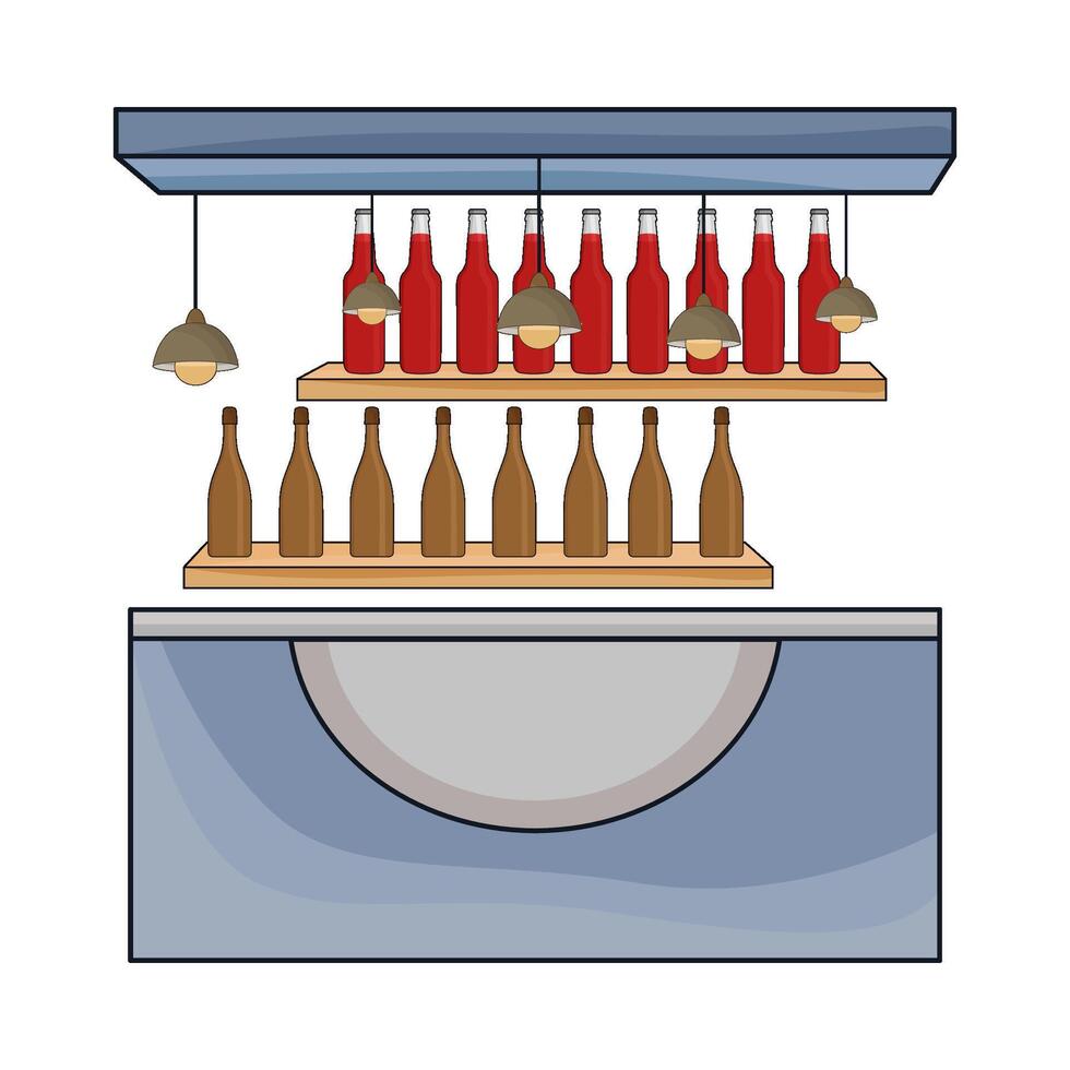 illustration of bar vector