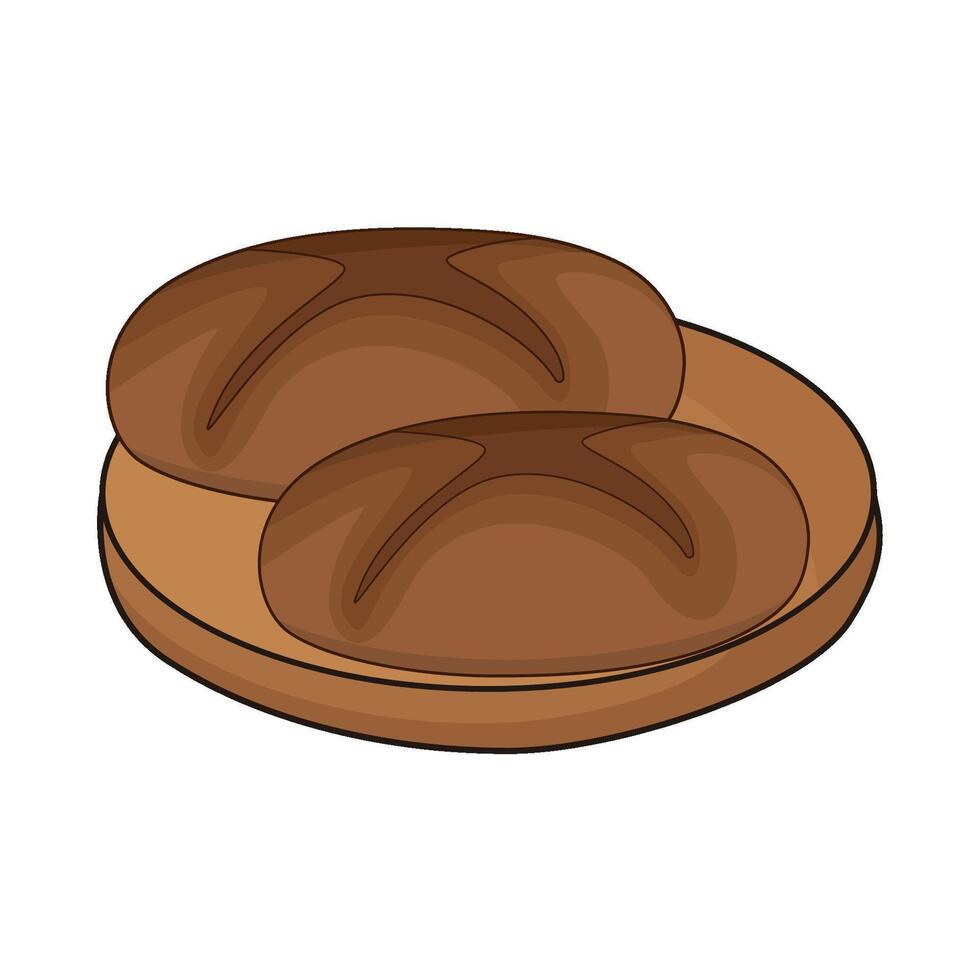 Homemade Bread Loaf vector