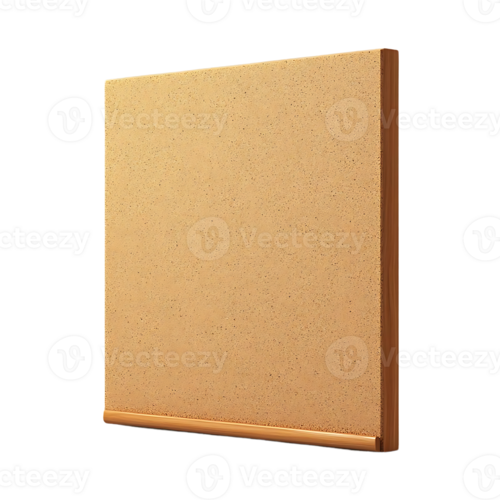 Cork Board with a Transparent Background, A Wooden Frame for Notes and Reminders, Perfect for Home and Office png