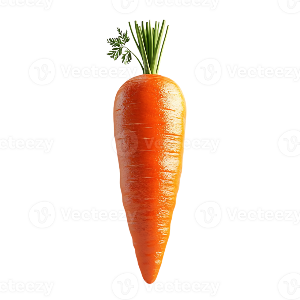 A Single Carrot with Transparent Background, Perfect for Your Next Project png