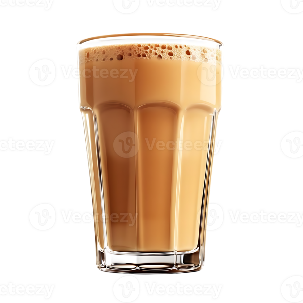 A Refreshing Glass of Iced Coffee with a Transparent Background png