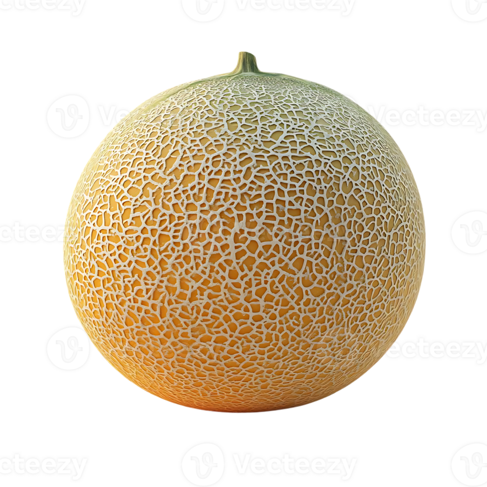 Ripe Melon with a Transparent Background, a Refreshing Summer Treat png