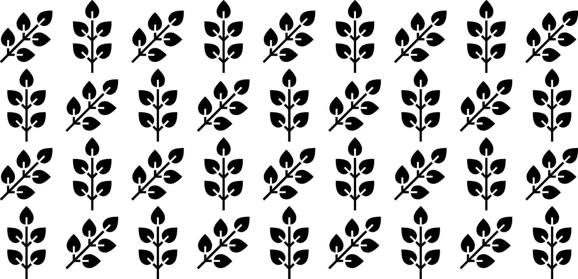 Herbs Pattern Fill vector