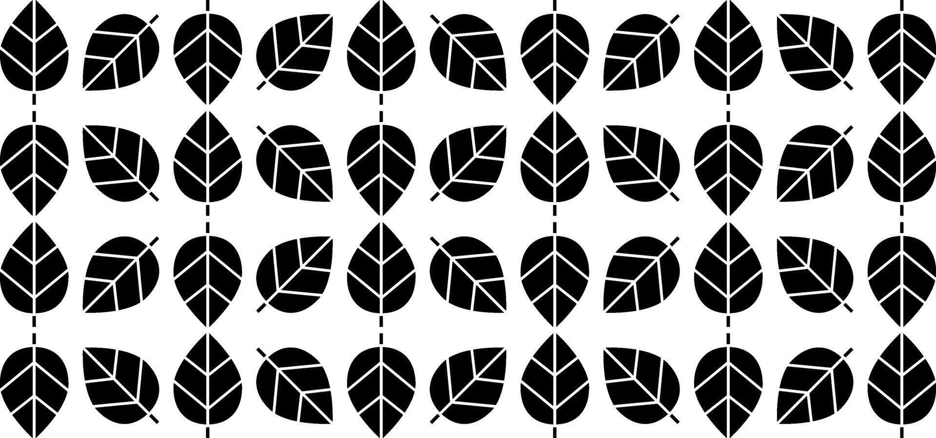 Leaf Pattern Fill vector