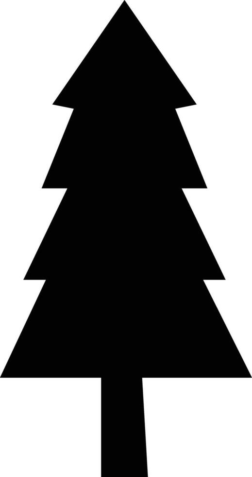 Pine Tree Icon Symbol Design Illustration. vector