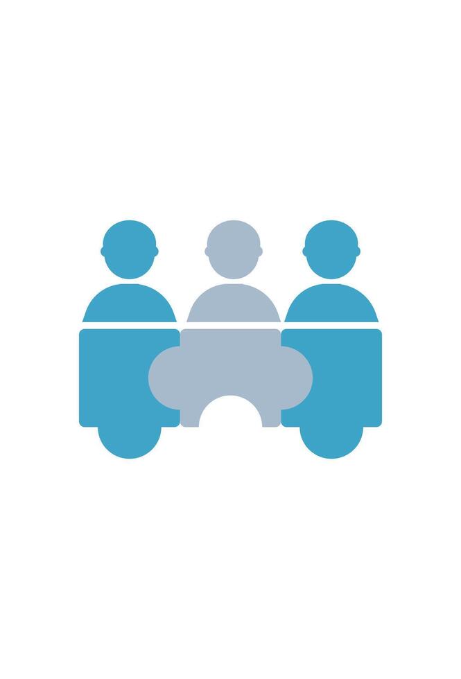 puzzle and people for workers vector