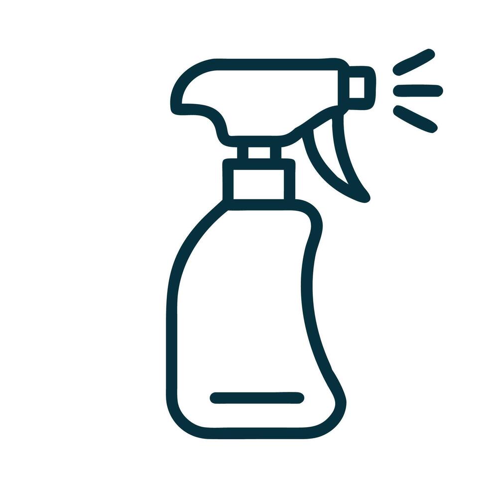 Minimal Sanitizer Spray Icon Design vector