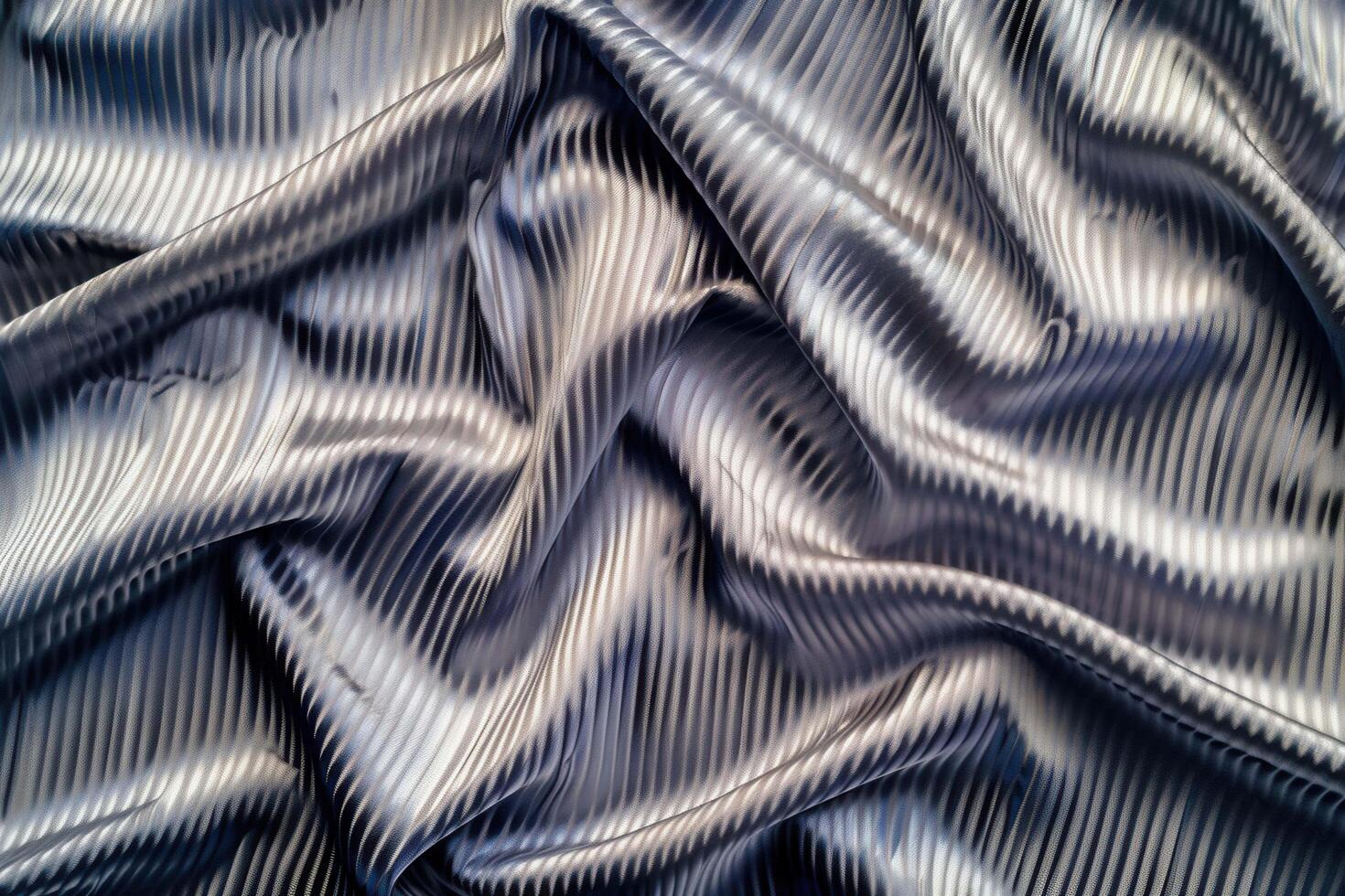 A plisse texture background features a crinkled, puckered surface with subtle, wavy ridges photo