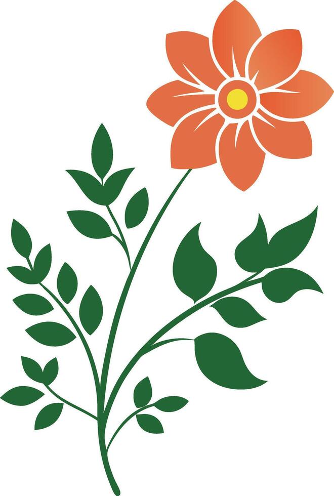 floral corner shape Design vector