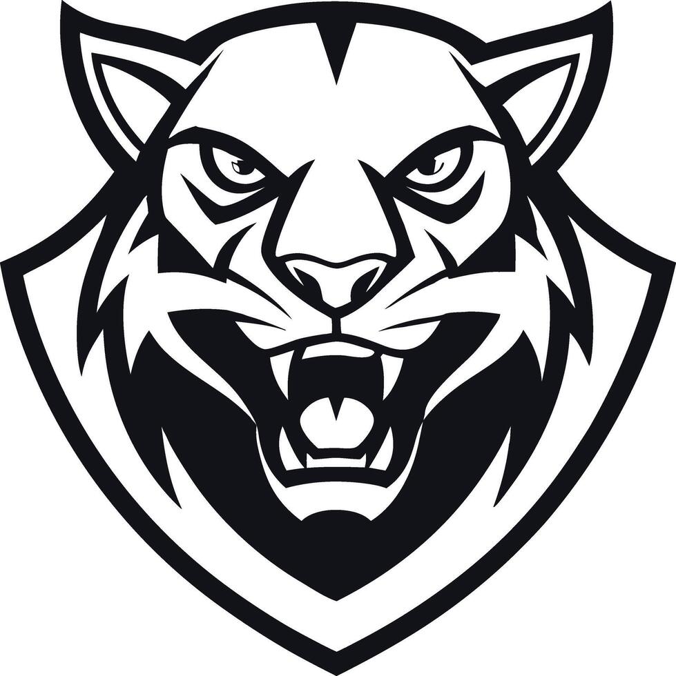 a Panther Logo vector