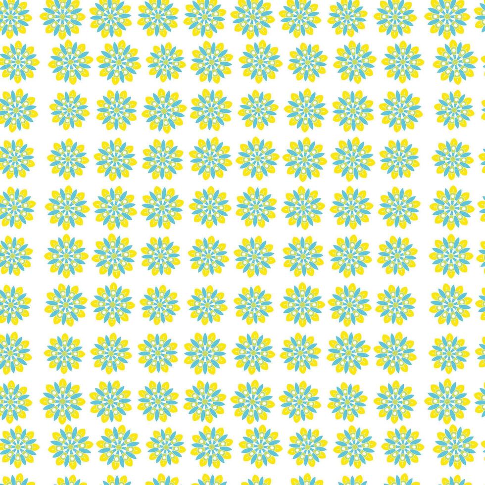 Print a Colorful Mandala Pattern. vector