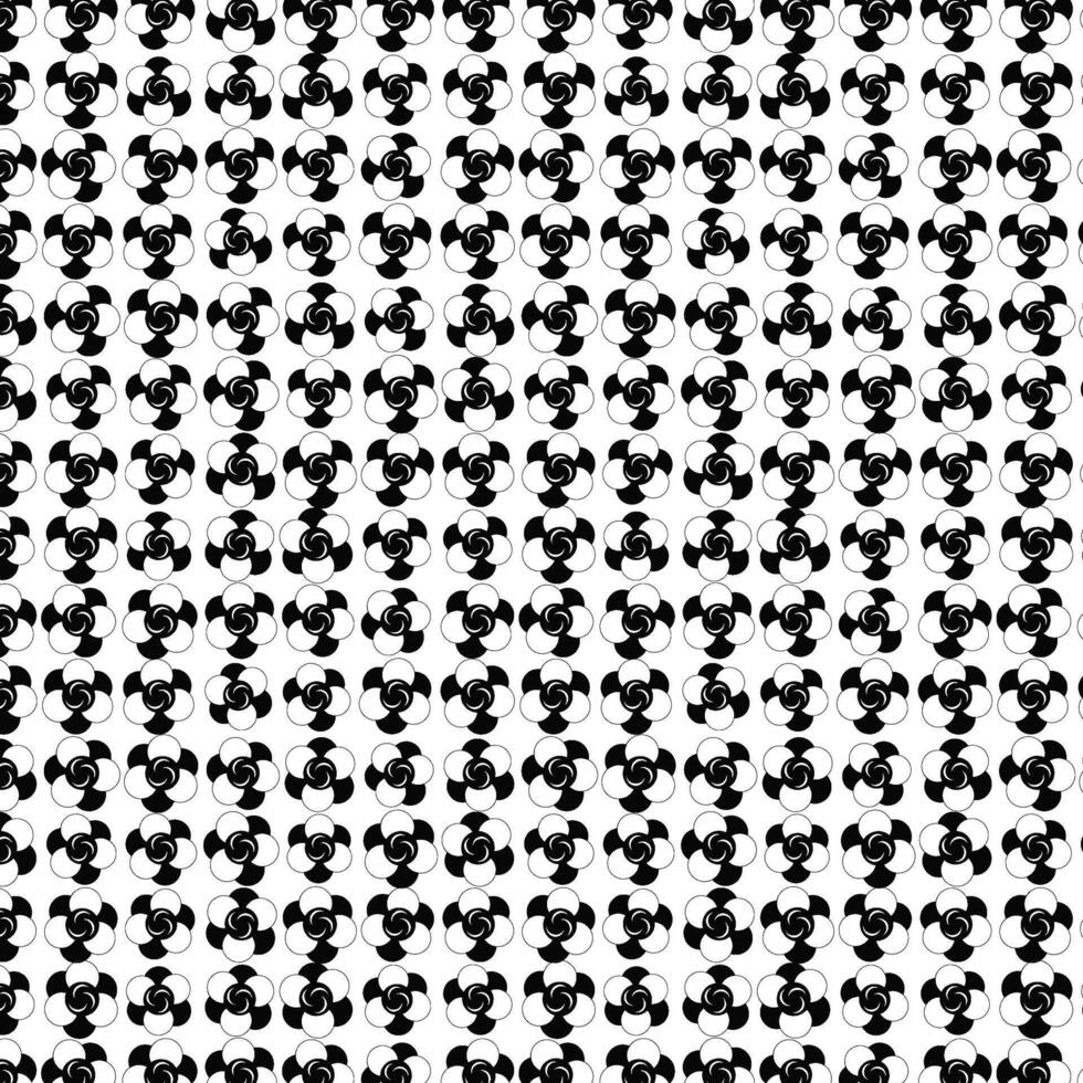 Print Black and White Abstract Design pattern. vector