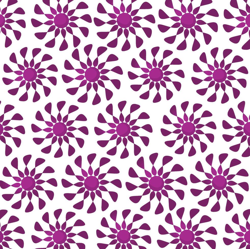 Print A Flower Line Art. vector