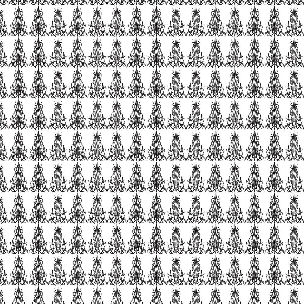 Print Symmetrical Abstract Line Design Pattern. vector