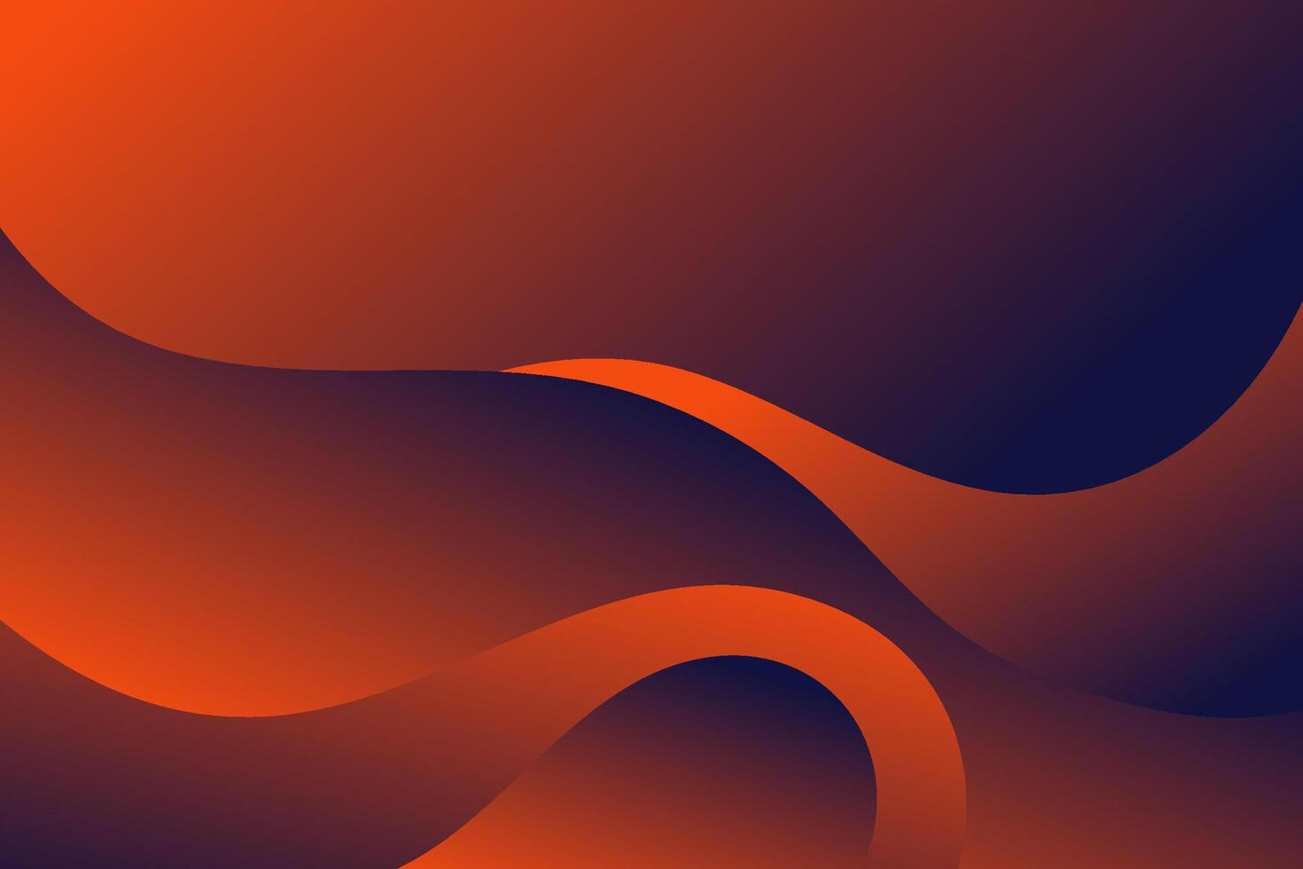 Explore our collection of captivating abstract background designs featuring vibrant wavy orange hues vector