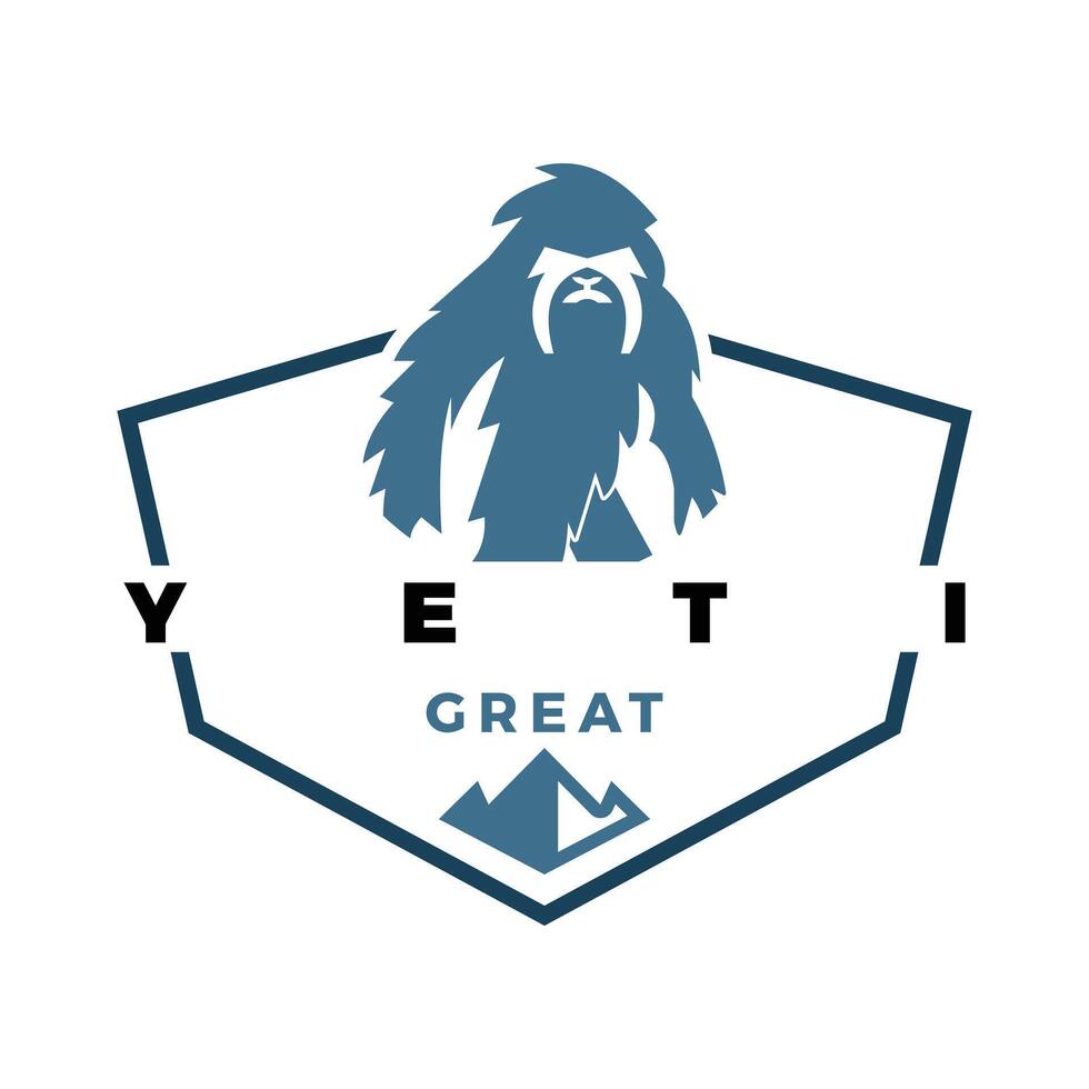 Abominable Snow Icon Logo Design Template vector