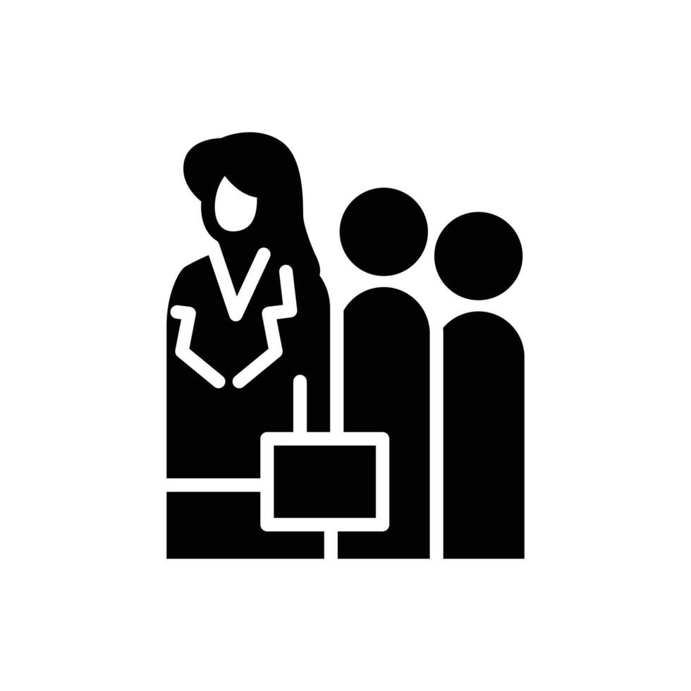business leadership solid icon design good for web or mobile app vector