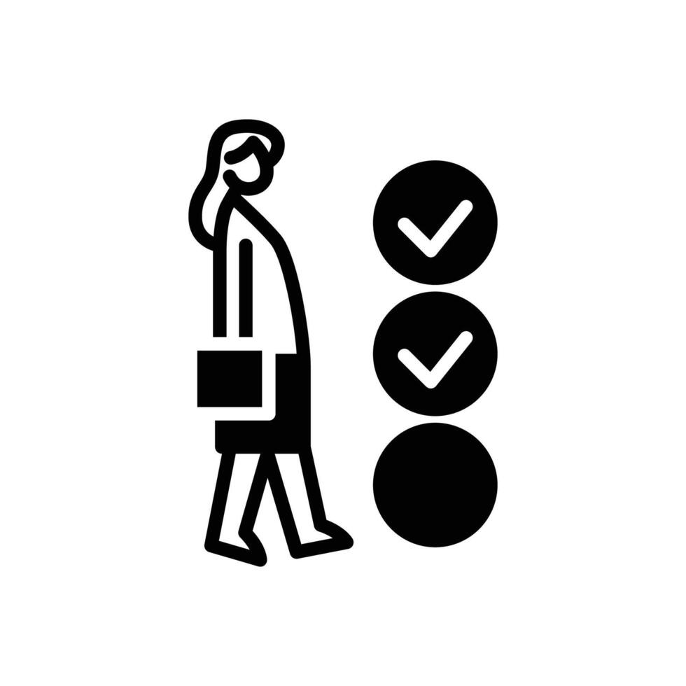 business mission solid icon design good for web or mobile app vector
