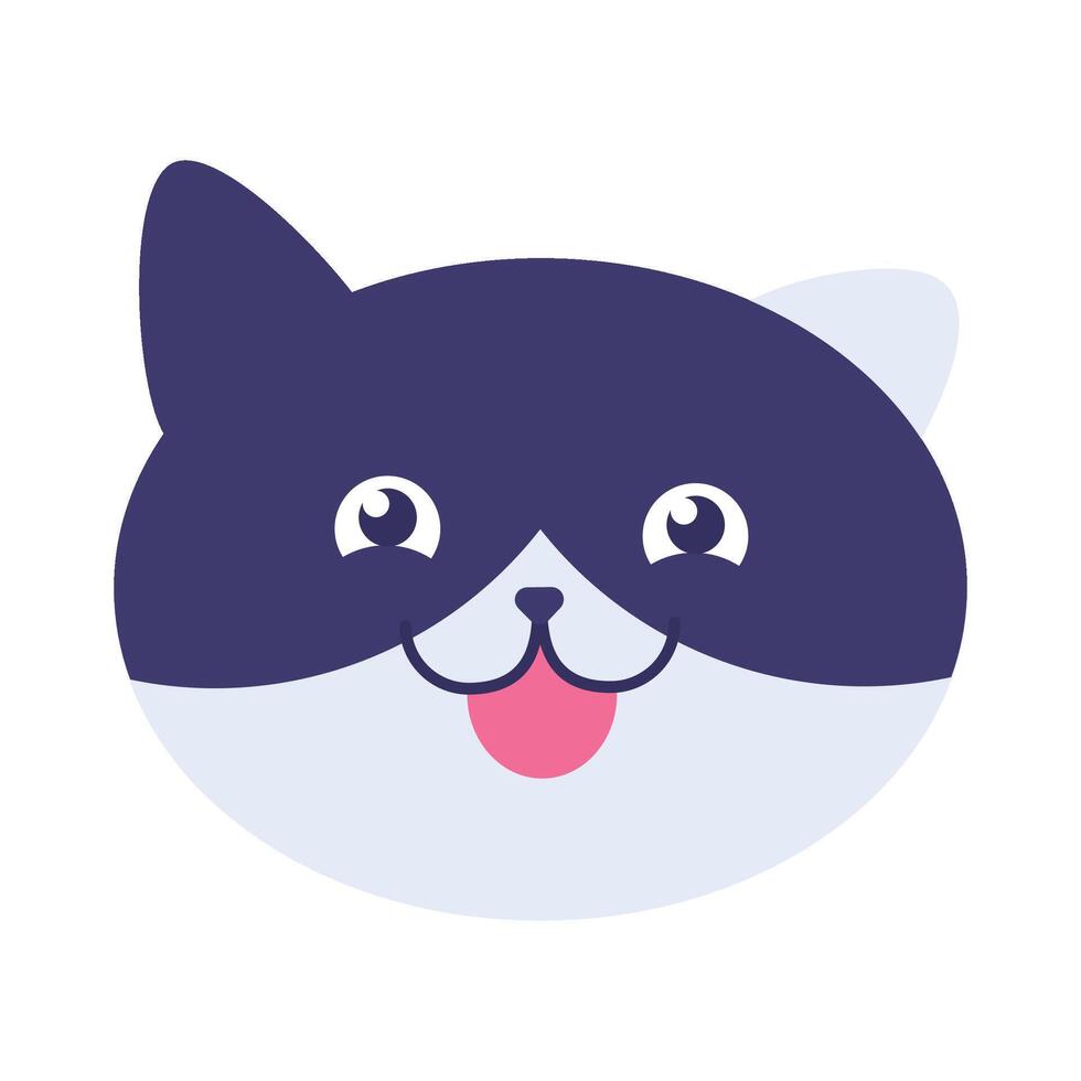 Meowing Tabby Kitten Good Natured Street Tabby Cat vector