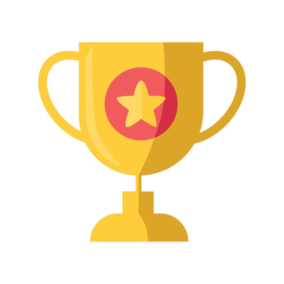 Goblet with a Star Icon Business Element vector