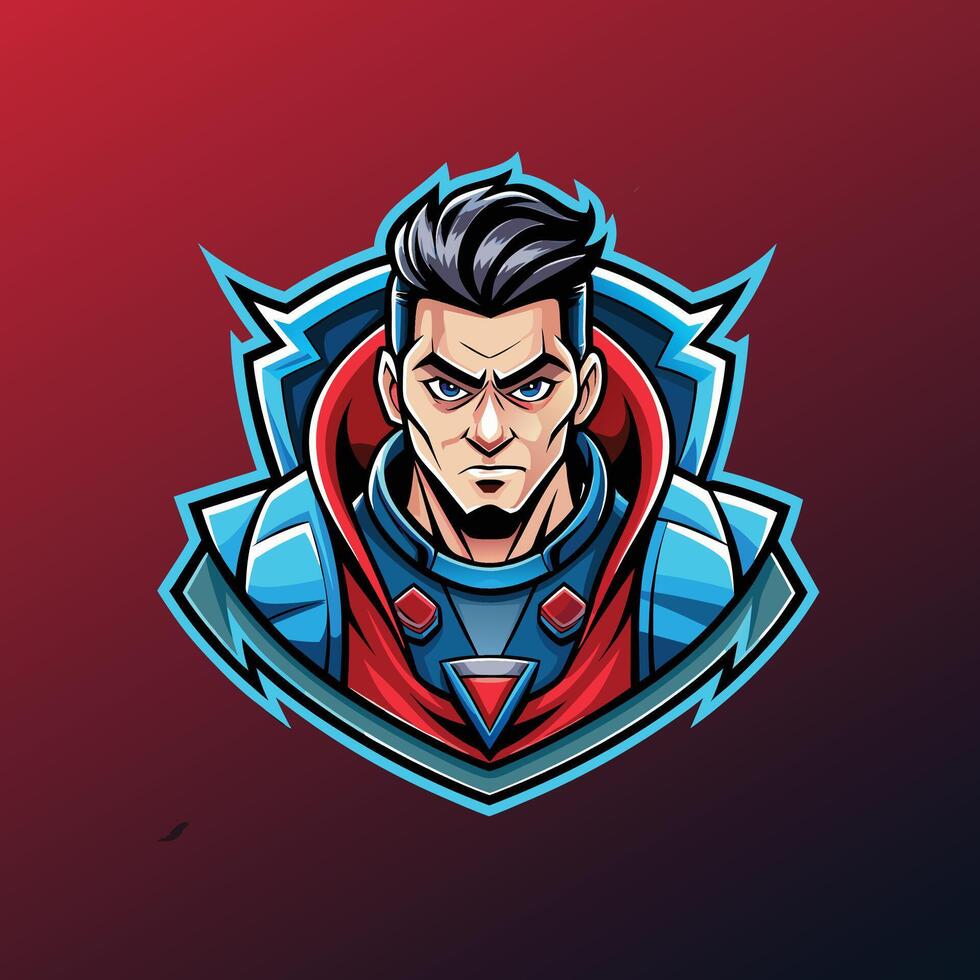 Man mascot logo icon design astronaut shape vector