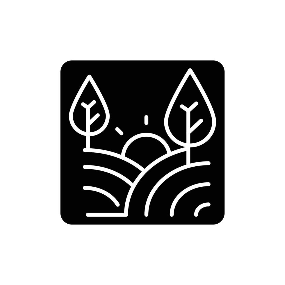field solid icon design good for web or mobile app vector