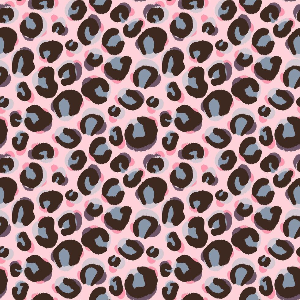 Hand drawn skin animal leather texture. vector