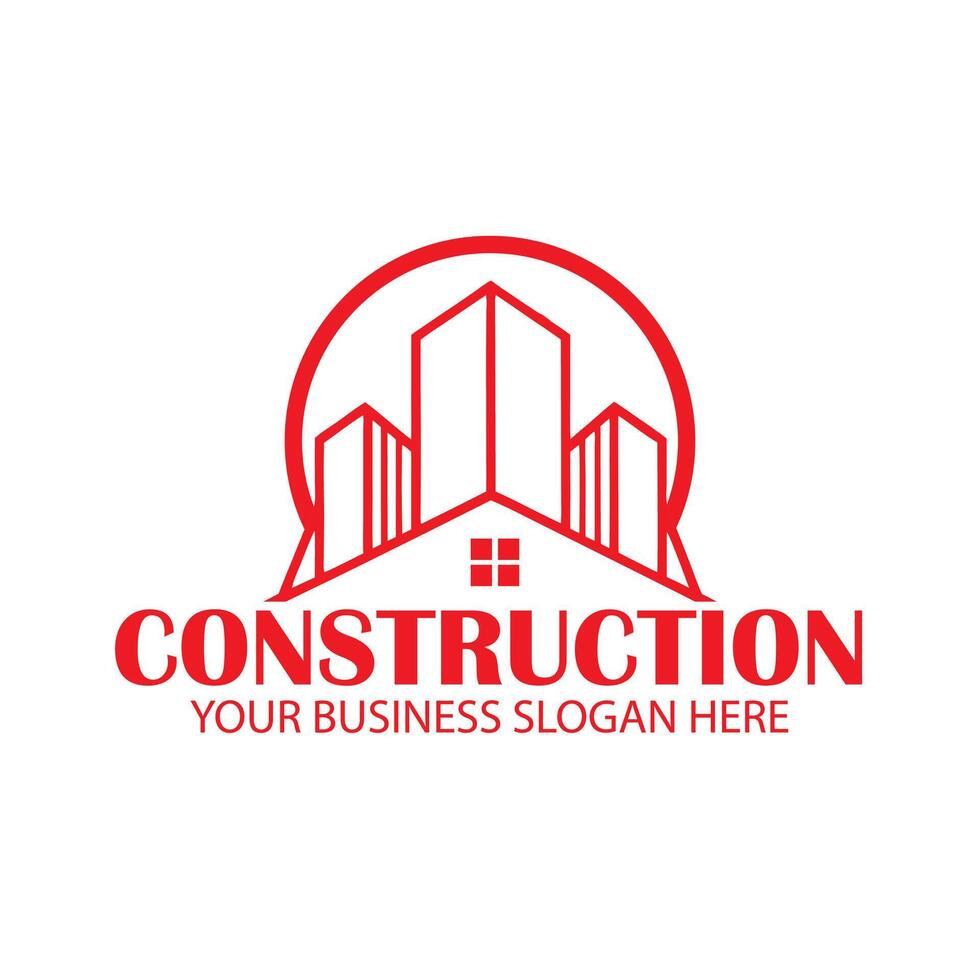 create home repair, roofing, painting, construction, handyman logo vector