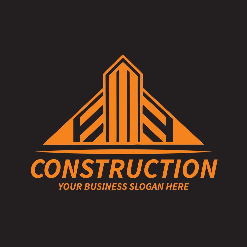 real estate realtor, construction, property logo designer vector