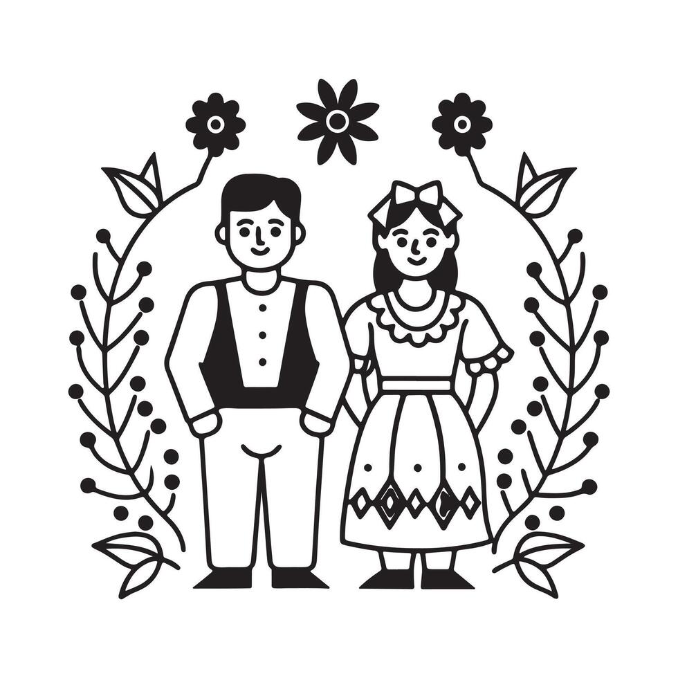 Celebrating National Hispanic Heritage Month. vector