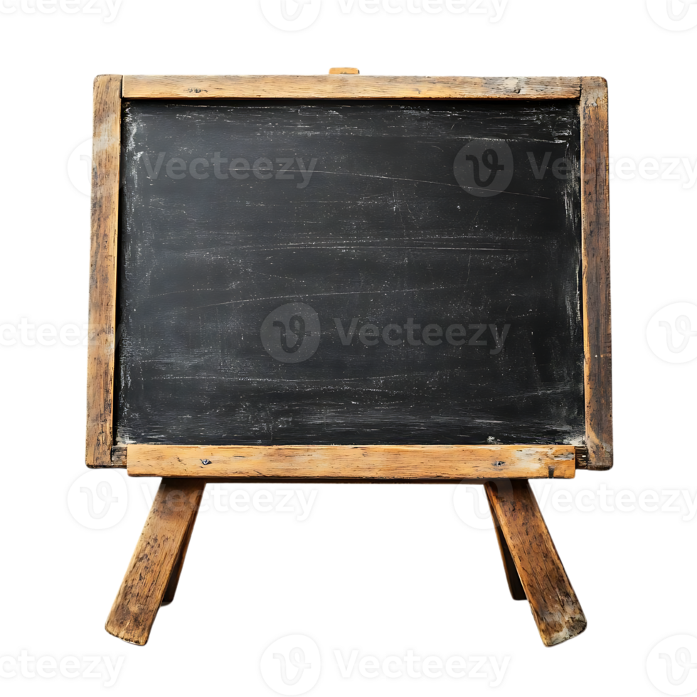 Vintage Chalkboard with Transparent Background - A Blank Canvas for Creativity png
