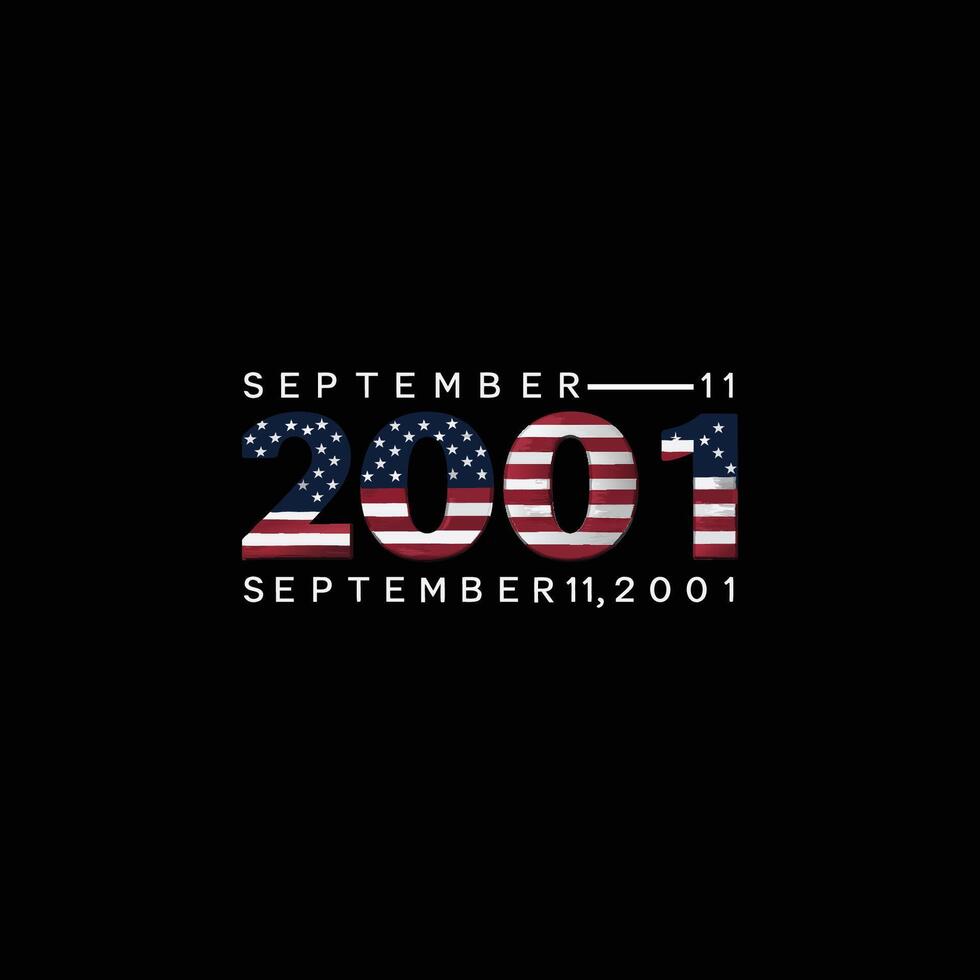 patriot day usa flag t shirt design vector