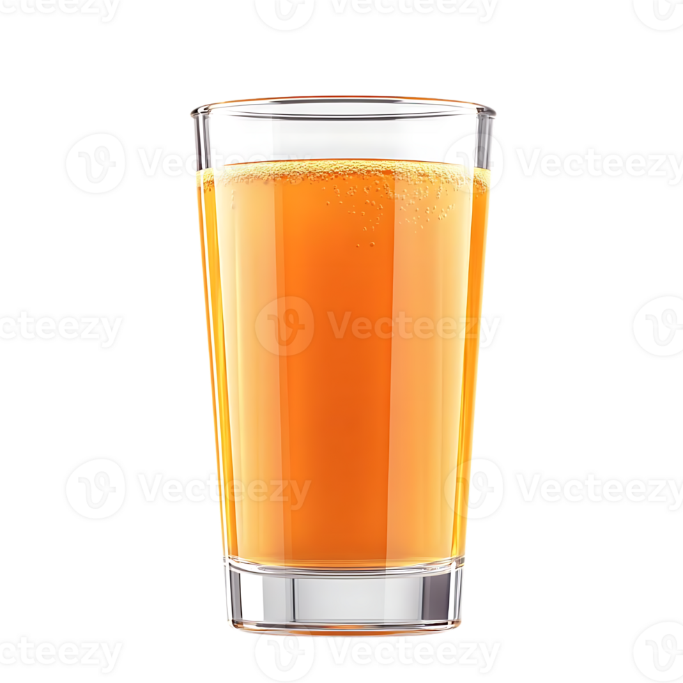 A Refreshing Glass of Orange Juice with a Transparent Background png
