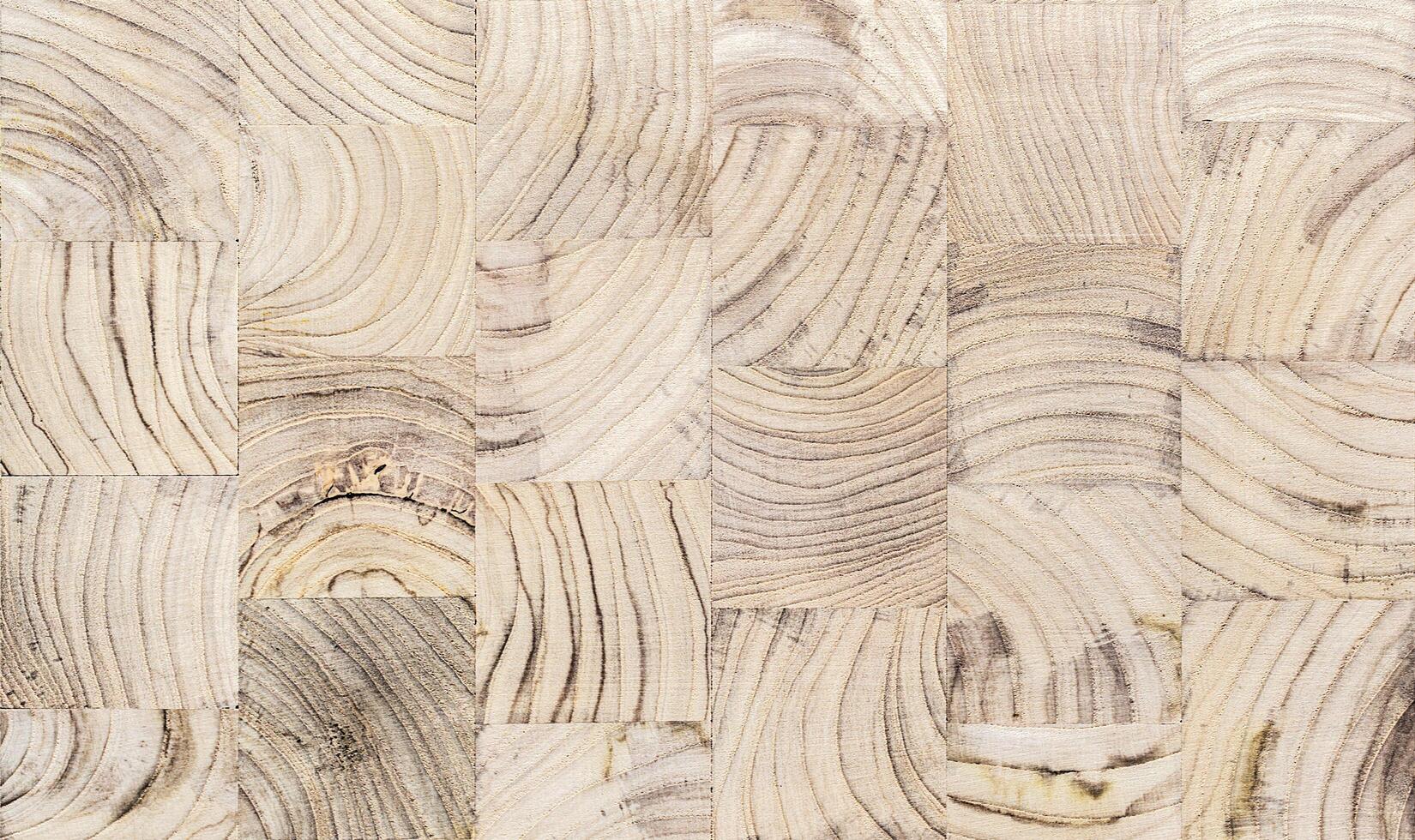 Texture wooden cube pattern floor background photo