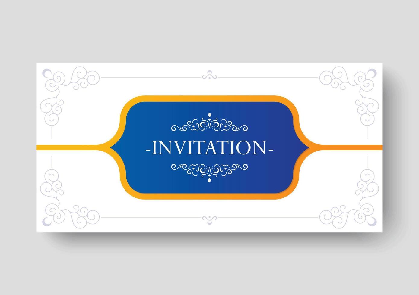 Colorful invitation background style ornamental pattern vector