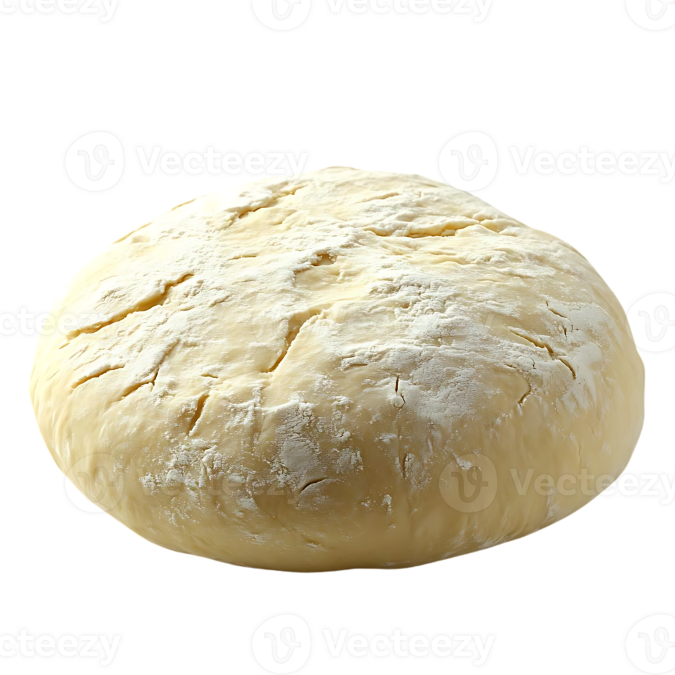 Freshly Made Dough Ready for Baking with a Transparent Background png