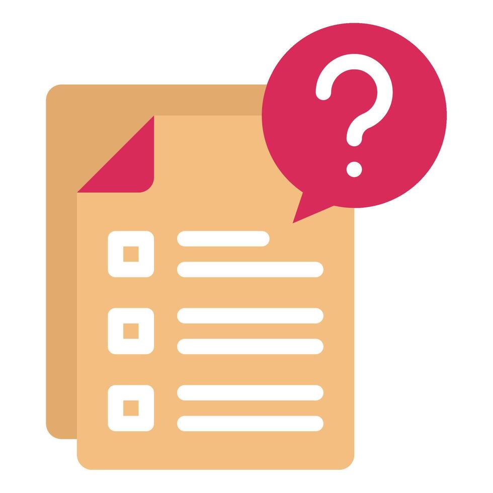 Exam Paper icon for web, app, infographic, etc vector