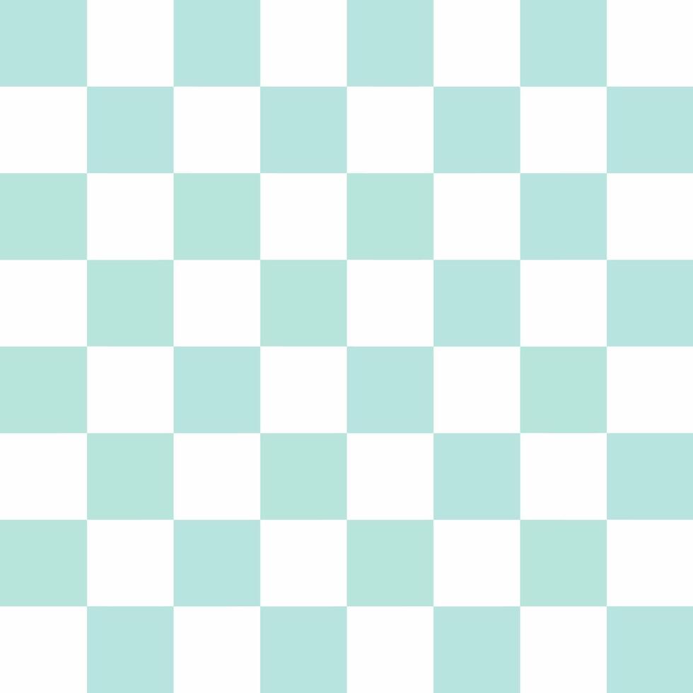 Green checkerboard Seamless Pattern Abstract Background Grid of green and white squares vector