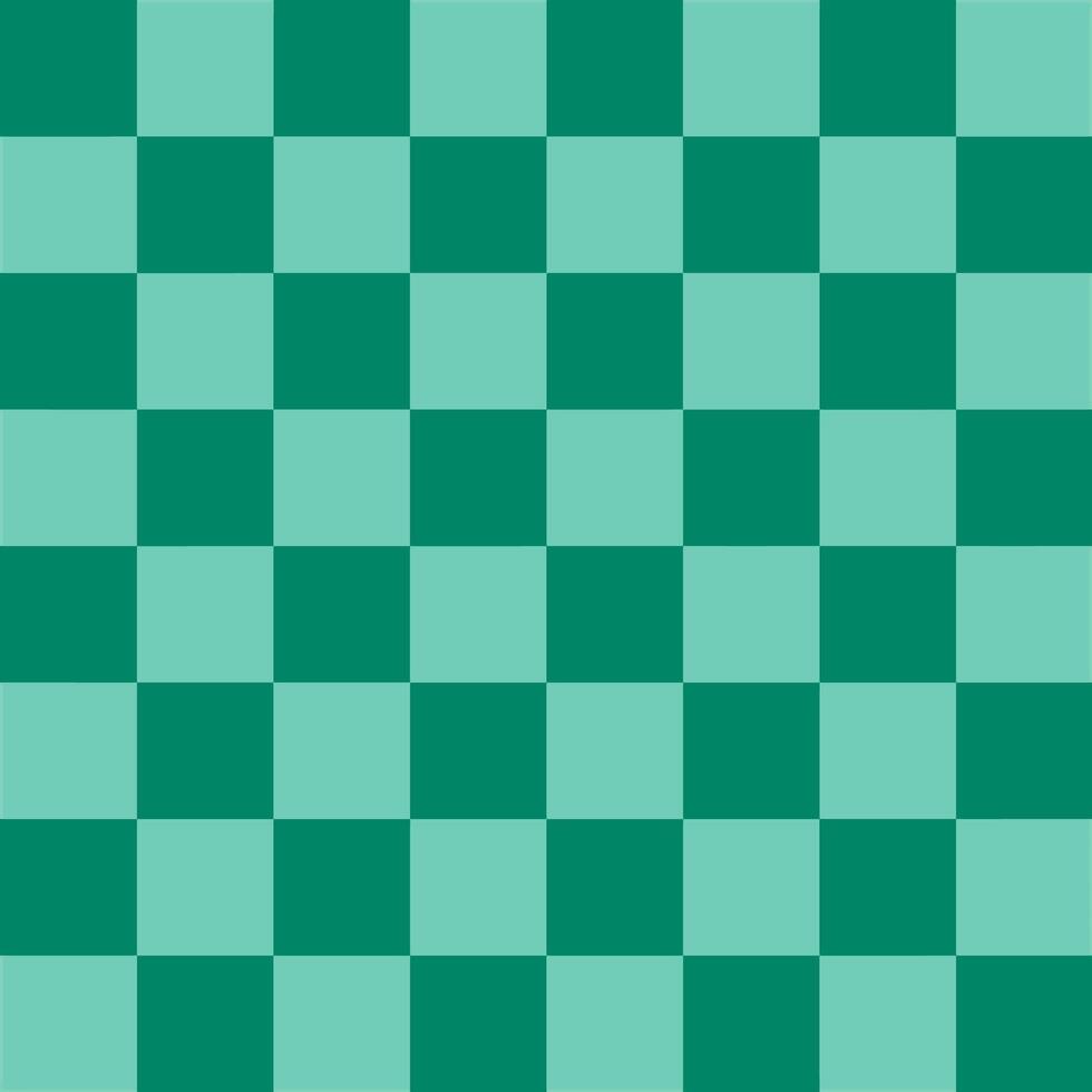 Green checkerboard Seamless Pattern Abstract Background Green and white squares arranged in a grid vector